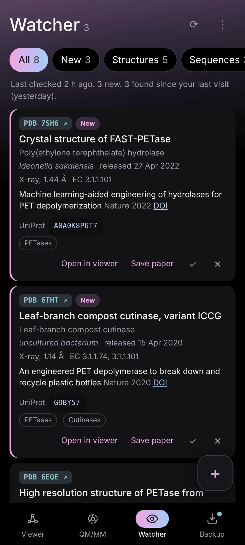 Structure watcher